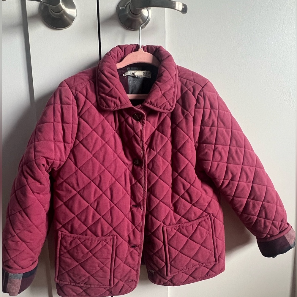 Hope and henry little girls quilted jacket